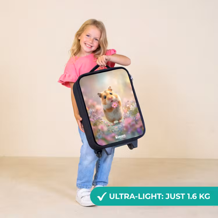 Children's suitcase - Hamster - Flower - Nature - Animal — 5