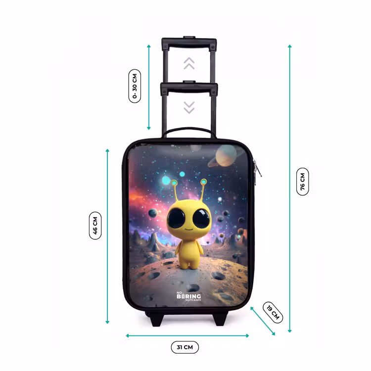 Children's suitcase - Merry alien creature — 3