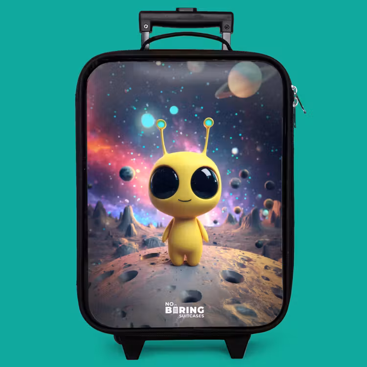 Children's suitcase - Merry alien creature — 4