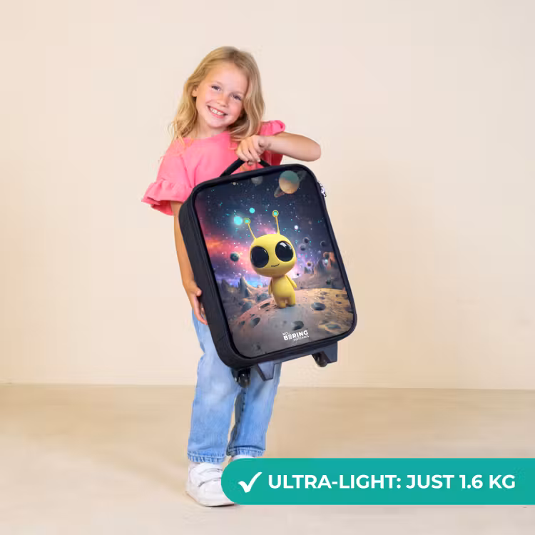 Children's suitcase - Merry alien creature — 5