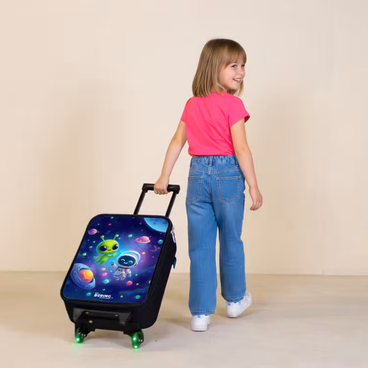 Children's suitcase - Merry Meeting in Space — 2