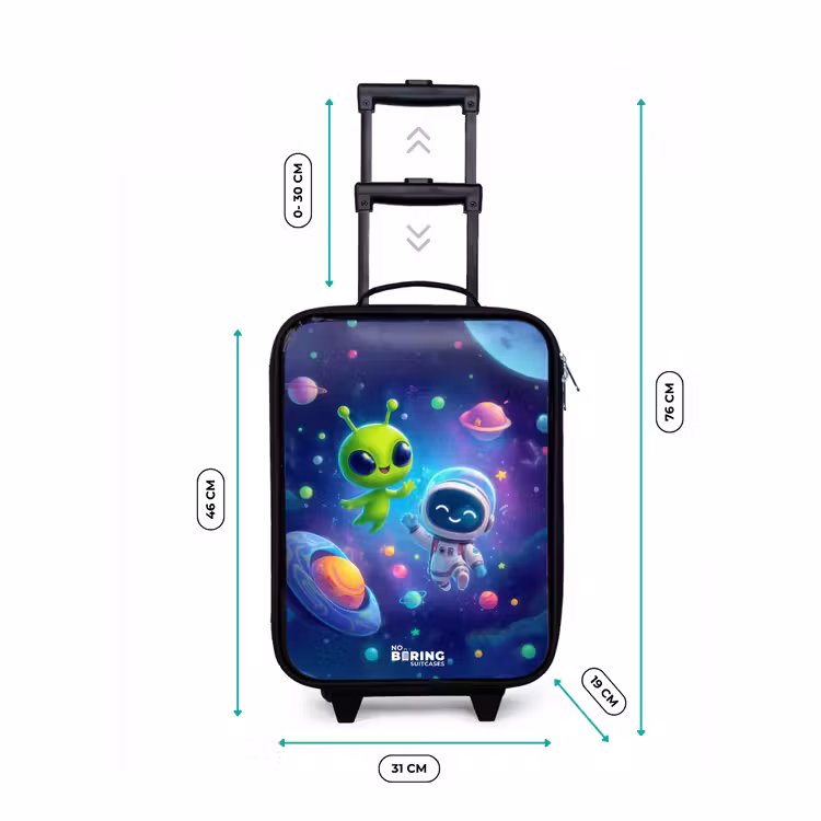 Children's suitcase - Merry Meeting in Space — 3