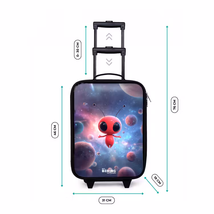 Children's suitcase - Red Space Being in Cosmic Dance — 3