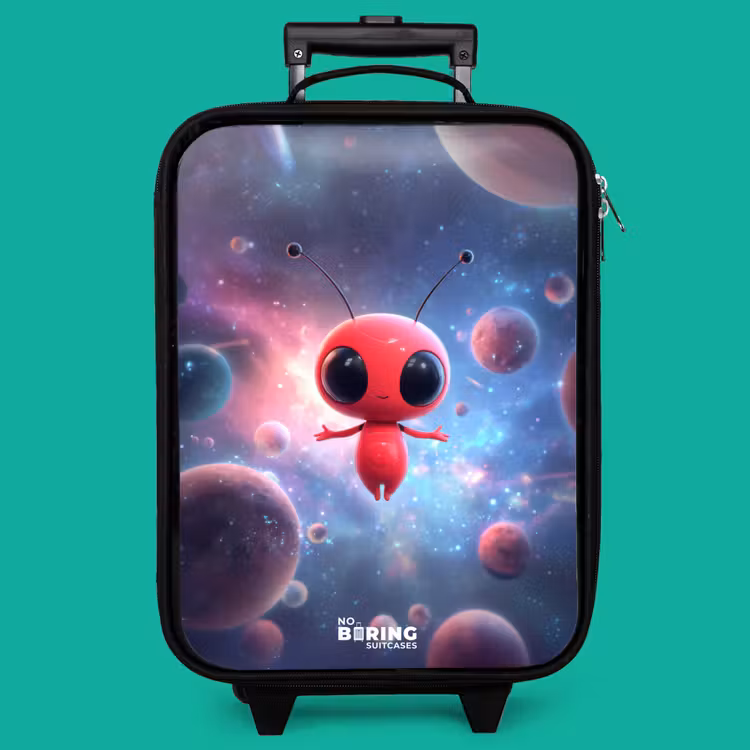 Children's suitcase - Red Space Being in Cosmic Dance — 4
