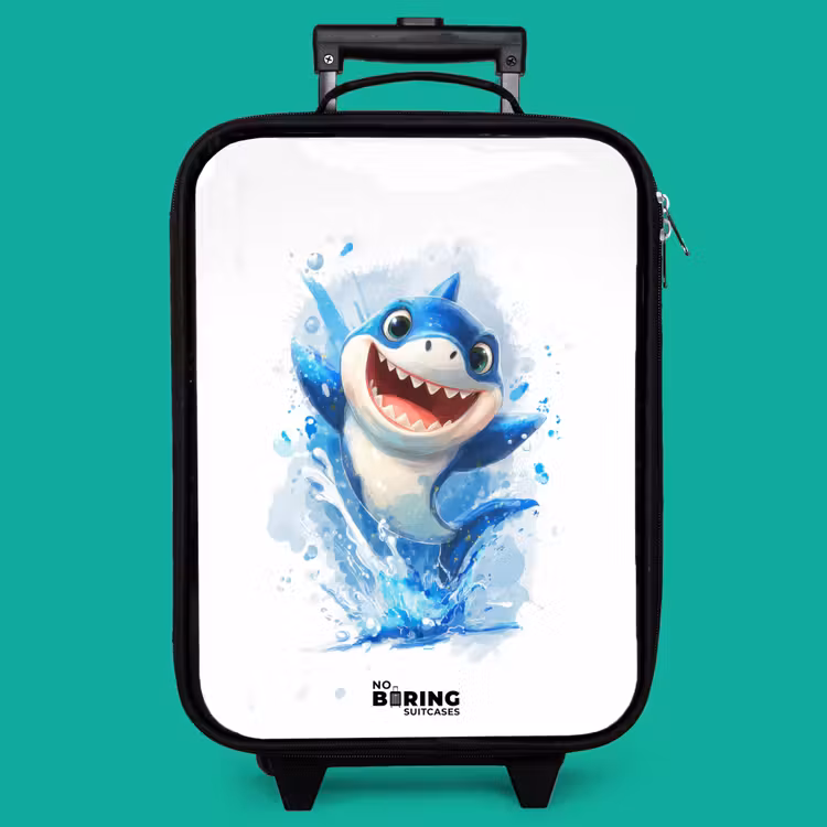 Children's suitcase - Shark - Teeth - Water — 4