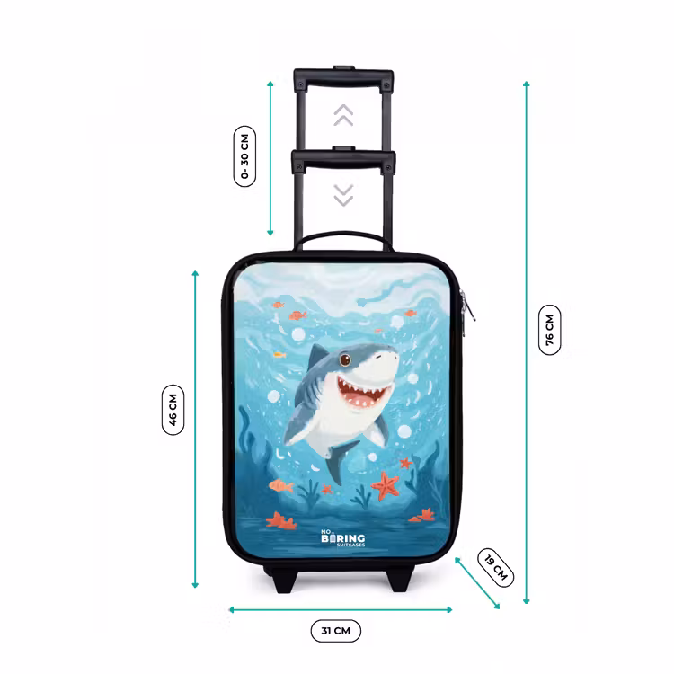 Children's suitcase - Shark - Water - Sea — 3