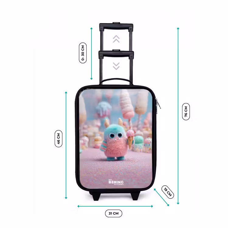Children's suitcase - Sweet Monster Candy Adventure — 3
