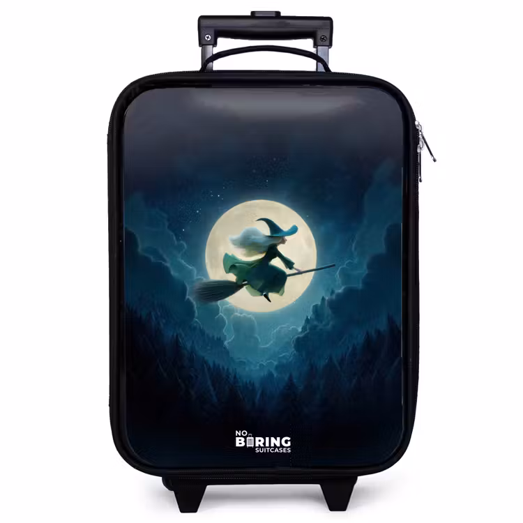 Children's suitcase - Witch in Moonlight Flight — 1