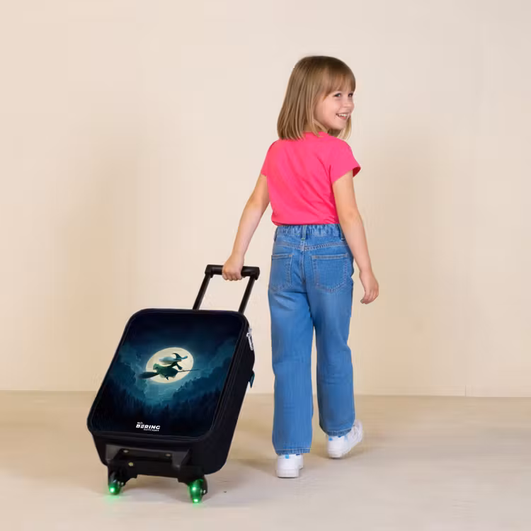 Children's suitcase - Witch in Moonlight Flight — 2