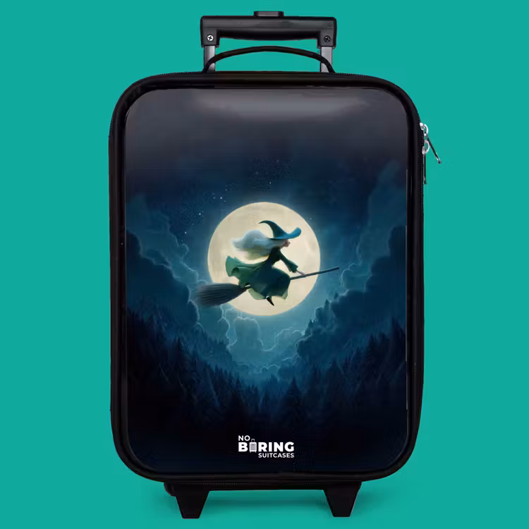Children's suitcase - Witch in Moonlight Flight — 4