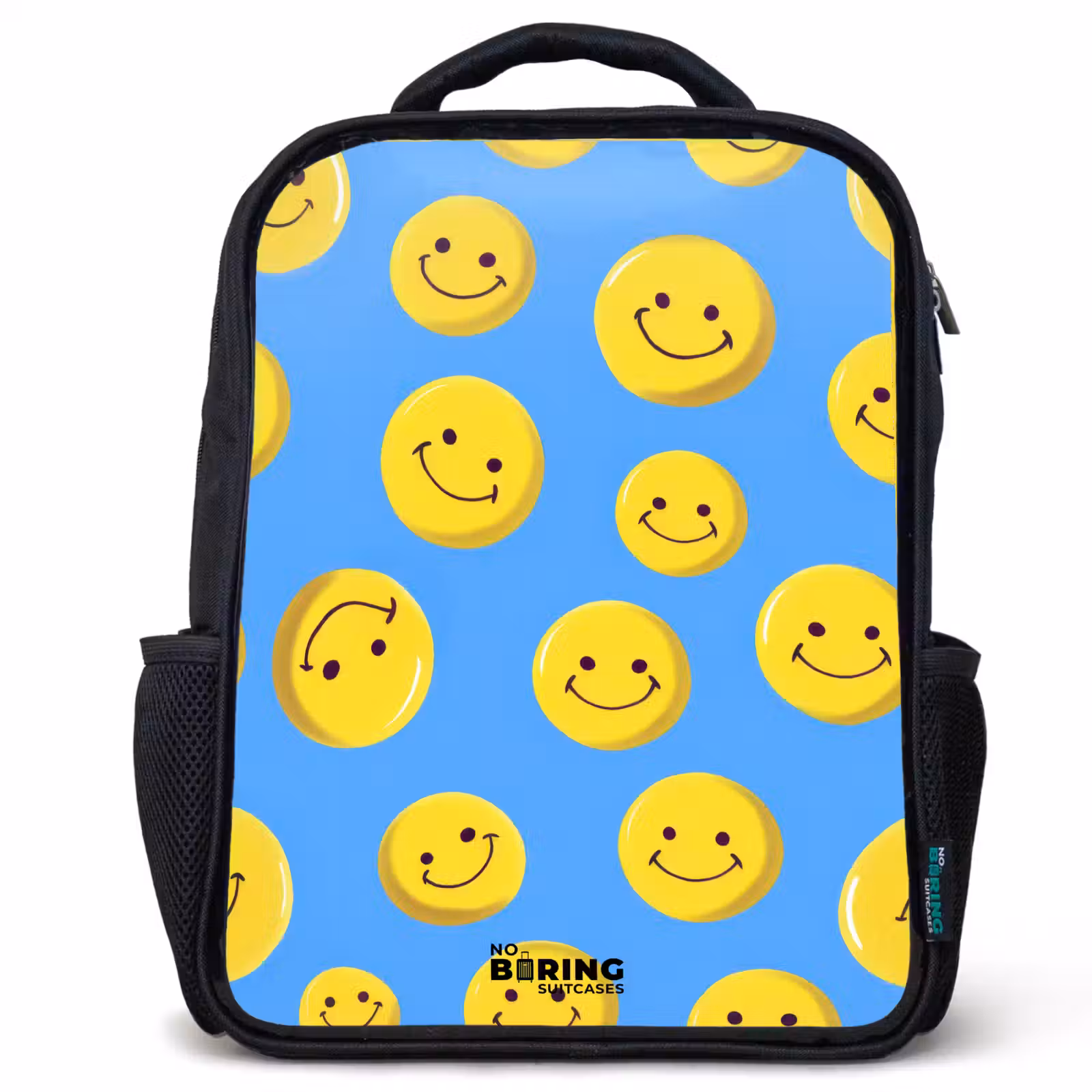 Kids backpack - Black - Merry smiley rain — 1