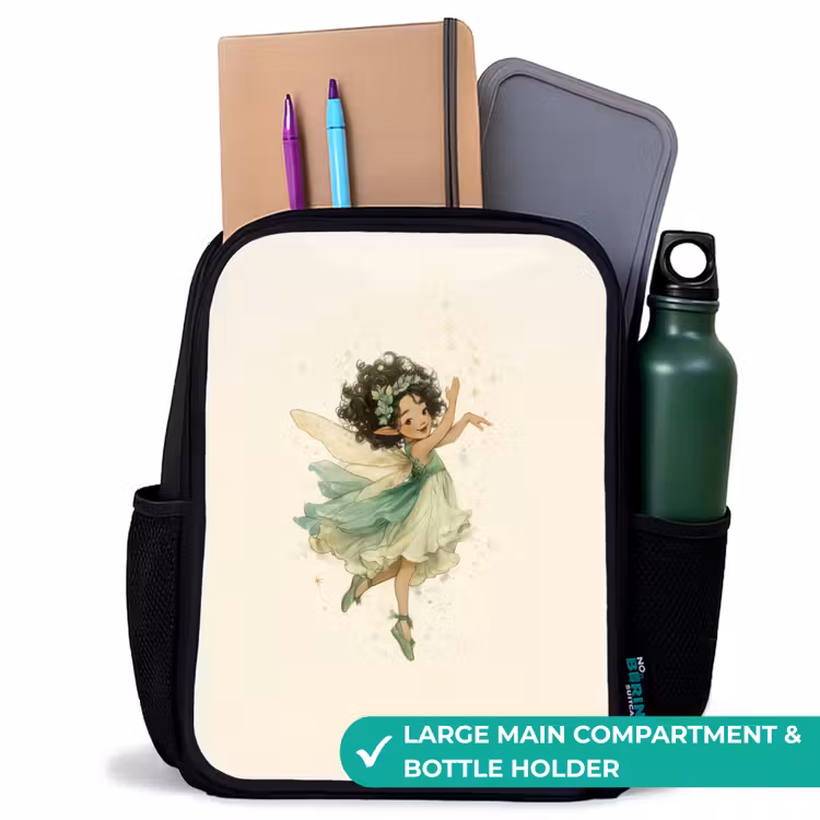 Kids backpack - Black - Dancing forest fairy — 10