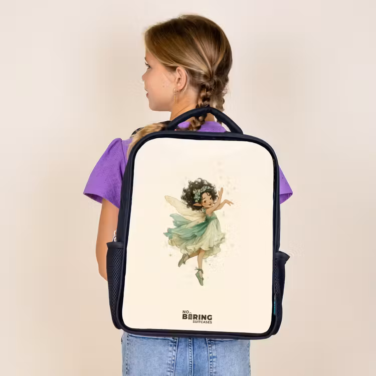 Kids backpack - Black - Dancing forest fairy — 4