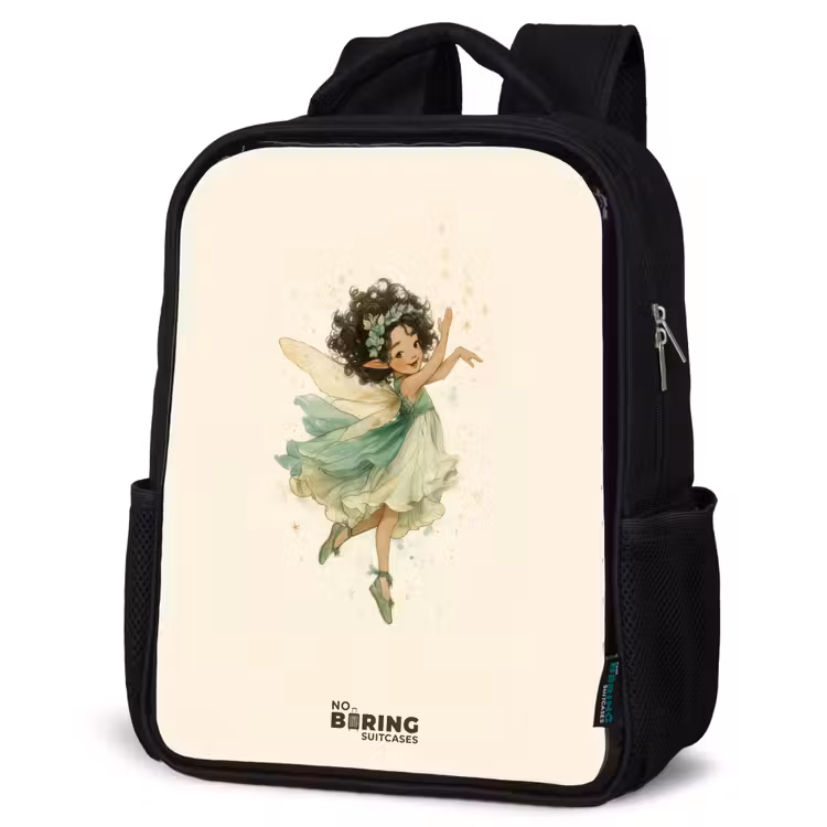 Kids backpack - Black - Dancing forest fairy — 6