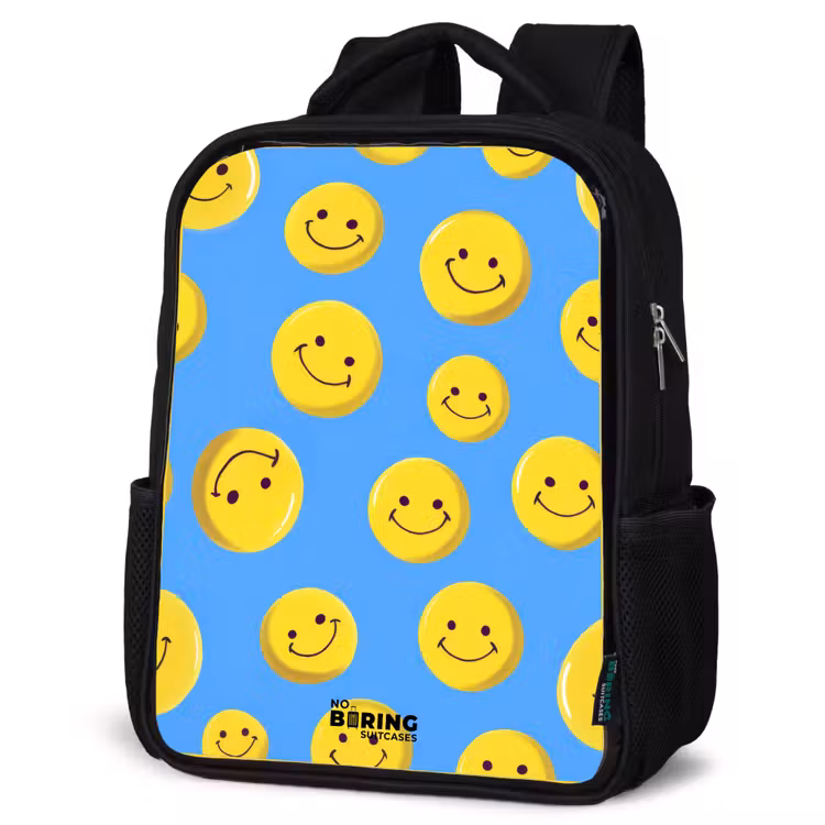 Kids backpack - Black - Merry smiley rain — 6