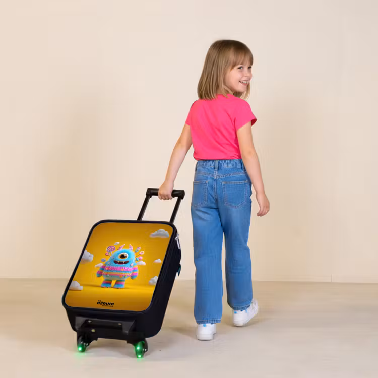 Children's suitcase - Candy - Monster - Rainbow — 2