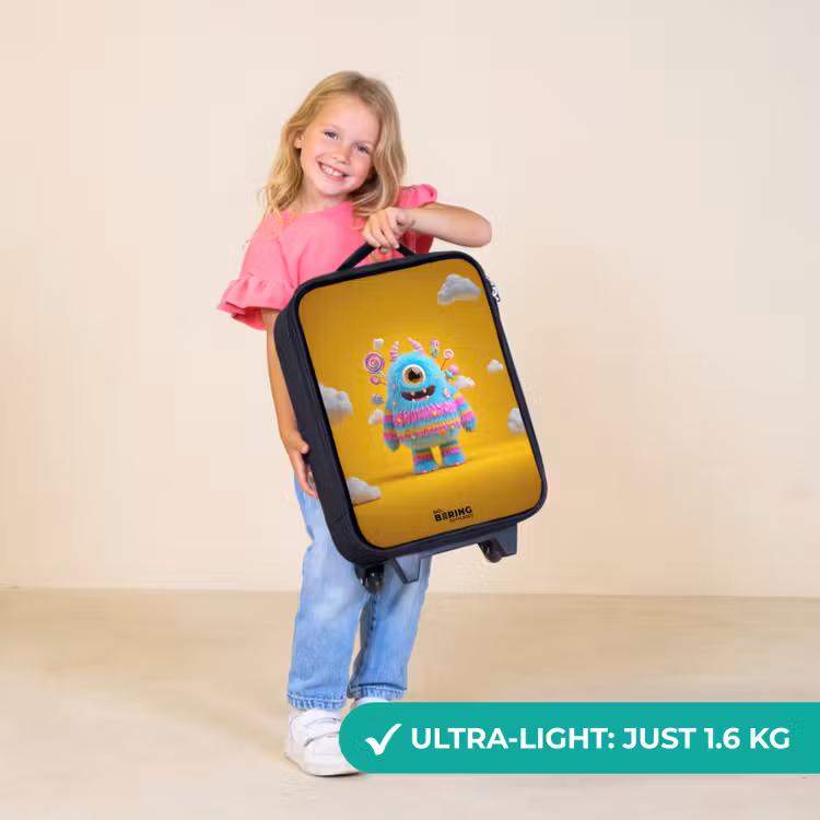 Children's suitcase - Candy - Monster - Rainbow — 5