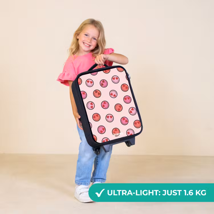 Children's suitcase - Heart - Smiley - Pattern — 5