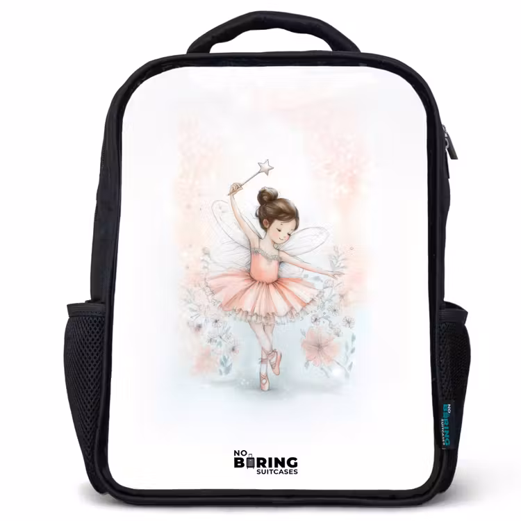 Kids backpack - Black - Ballerina - Elf - Fairy — 1