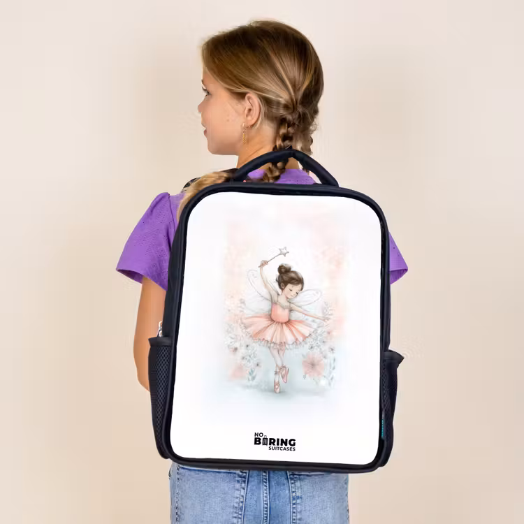 Kids backpack - Black - Ballerina - Elf - Fairy — 4