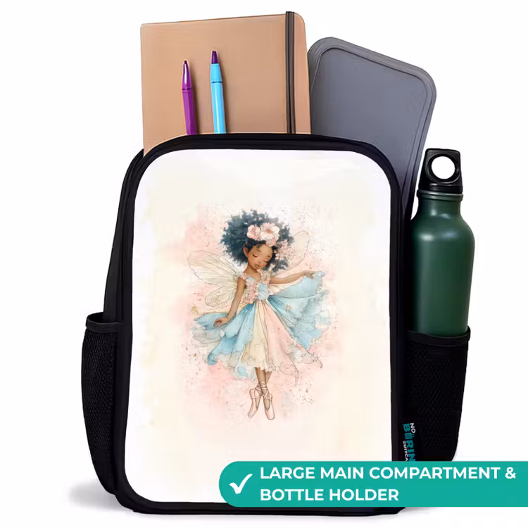 Kids backpack - Black - Elf - Ballet - Colorful — 10