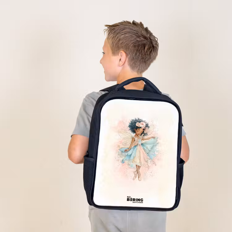 Kids backpack - Black - Elf - Ballet - Colorful — 2