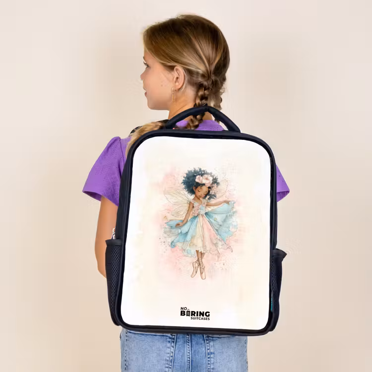 Kids backpack - Black - Elf - Ballet - Colorful — 4