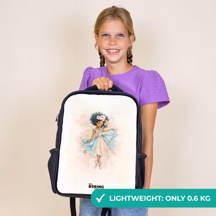 Kids backpack - Black - Elf - Ballet - Colorful — 9