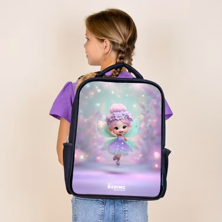 Kids backpack - Black - Elf - Magic — 4
