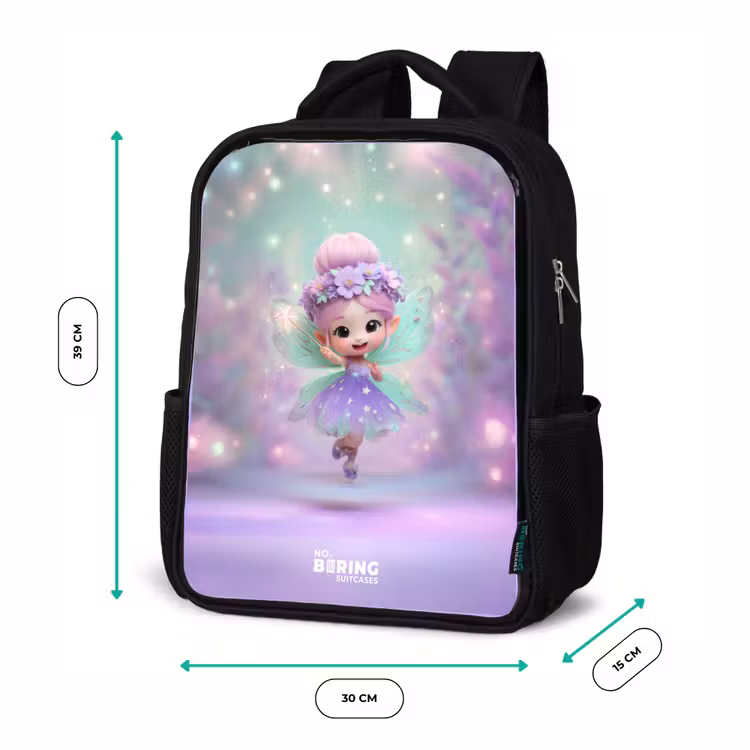 Kids backpack - Black - Elf - Magic — 8