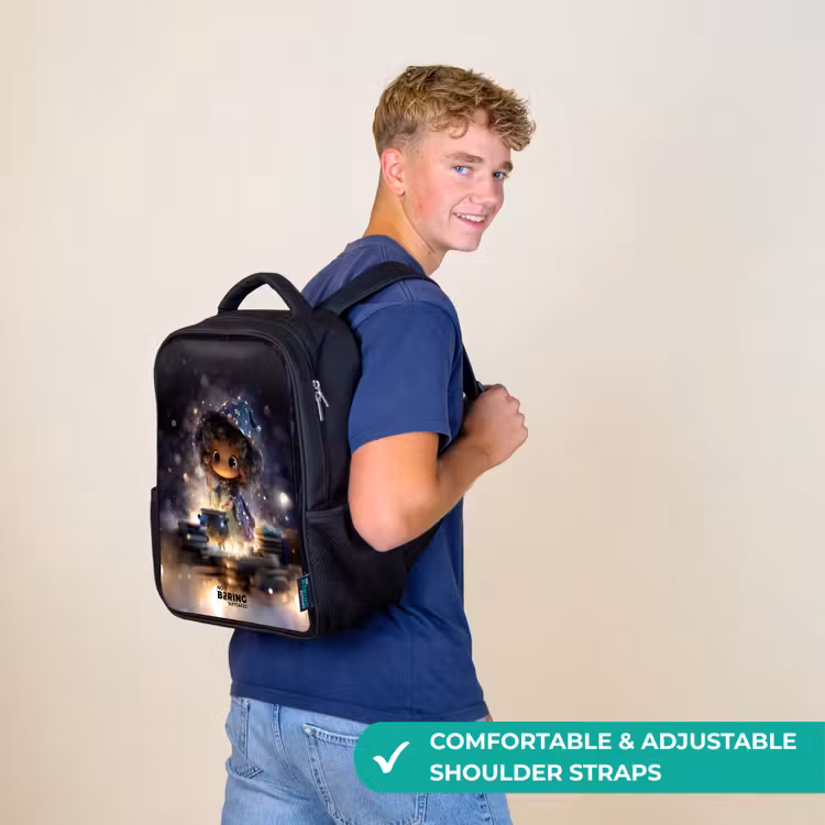 Kids backpack - Black - Magical Night of Magic — 11