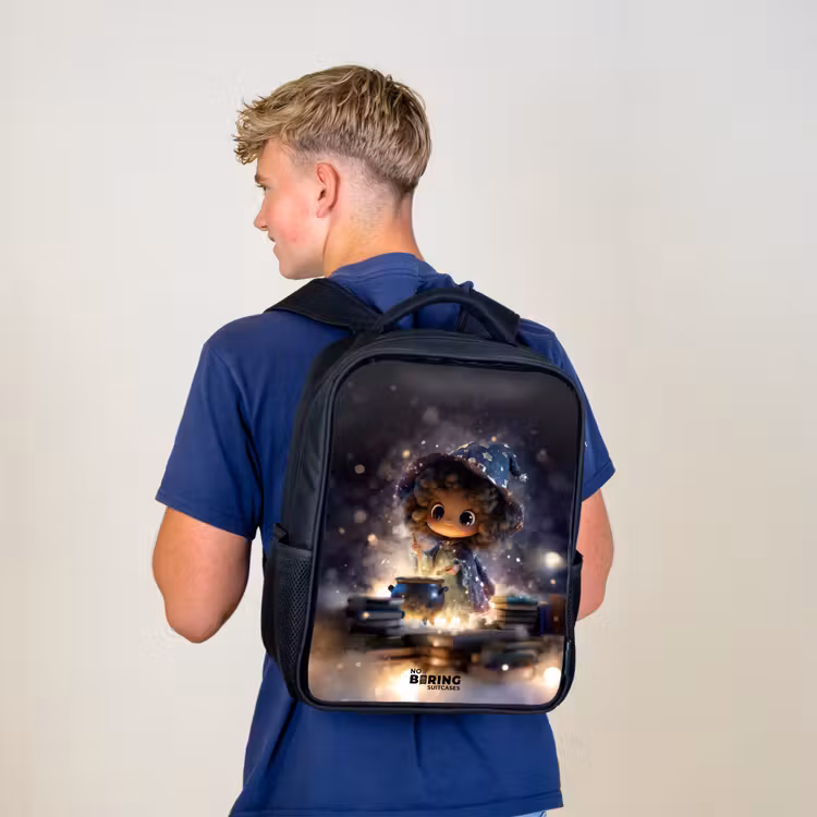 Kids backpack - Black - Magical Night of Magic — 5