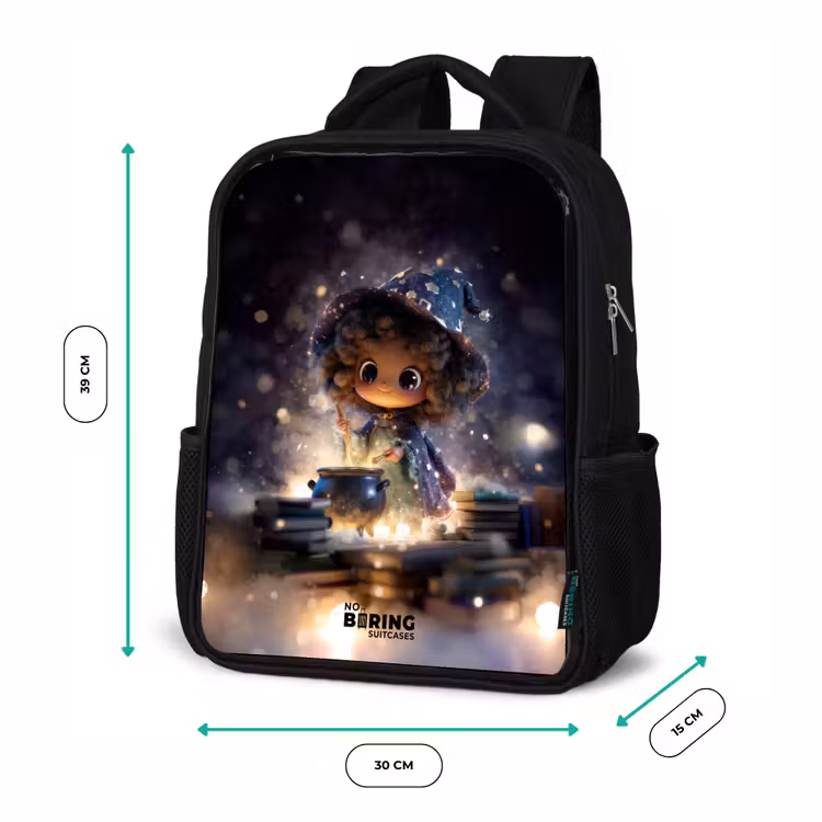 Kids backpack - Black - Magical Night of Magic — 8