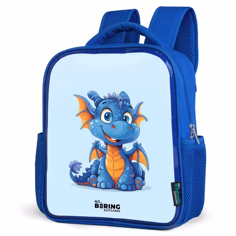 Kids backpack - Blue - Dinky dragon — 7