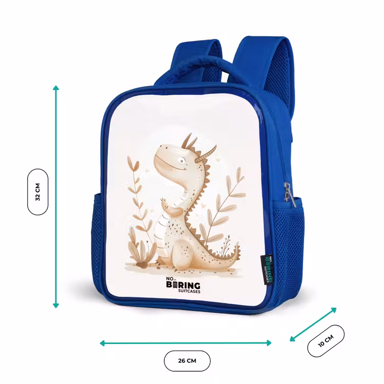 Kids backpack - Blue - Dobby dragon — 6