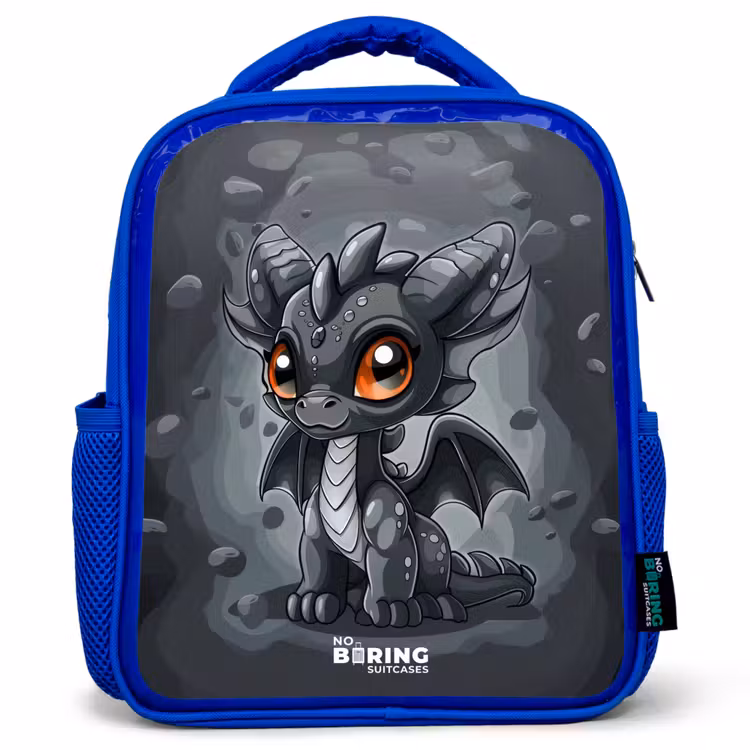 Kids backpack - Blue - Gino gray tail — 1