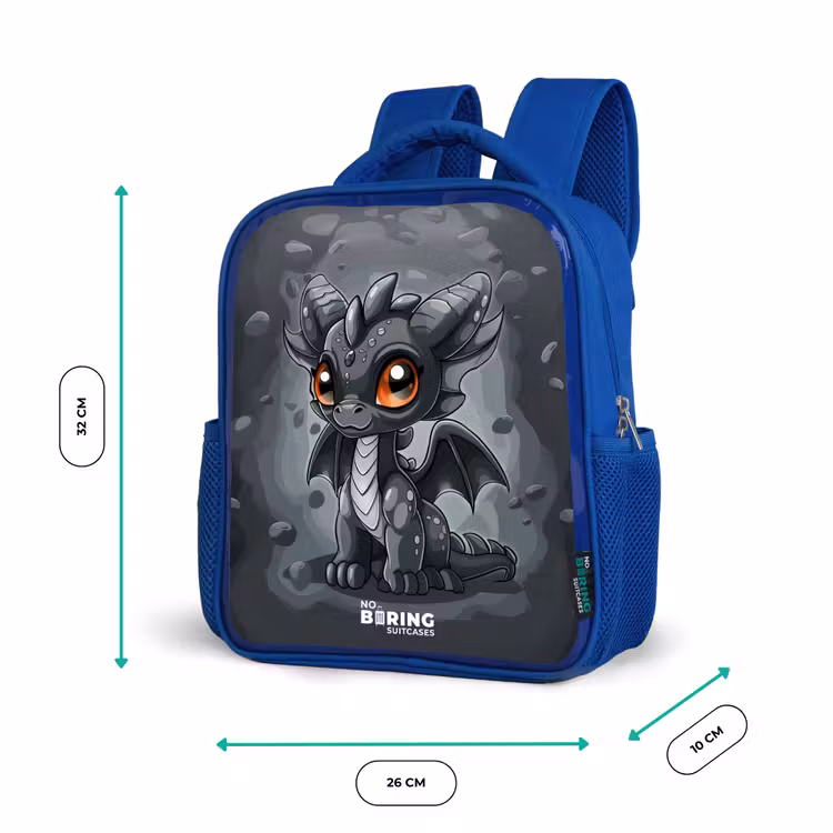 Kids backpack - Blue - Gino gray tail — 6