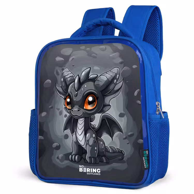 Kids backpack - Blue - Gino gray tail — 7