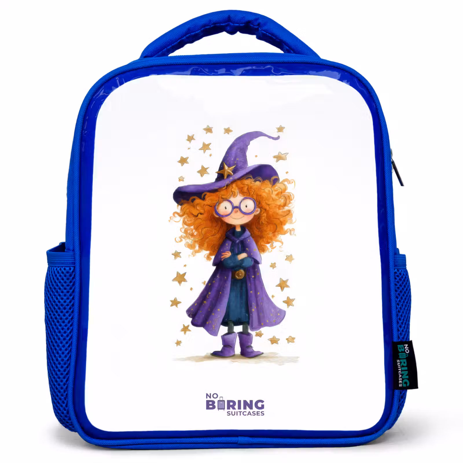 Kids backpack - Blue - Star magic with curls — 1