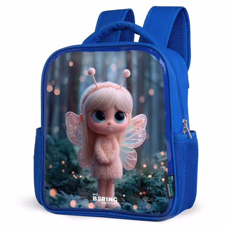 Kids backpack - Blue - Fairy - Forest - Glitters — 7