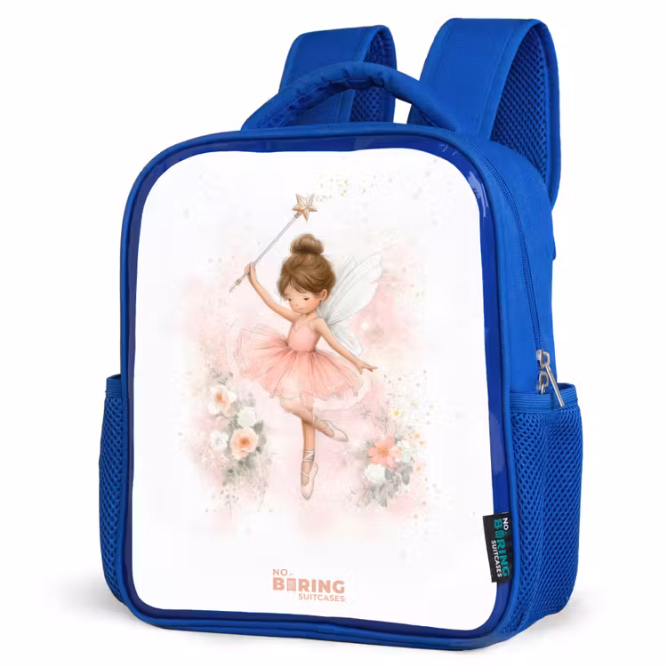 Kids backpack - Blue - Ballerina fairy in pink — 7