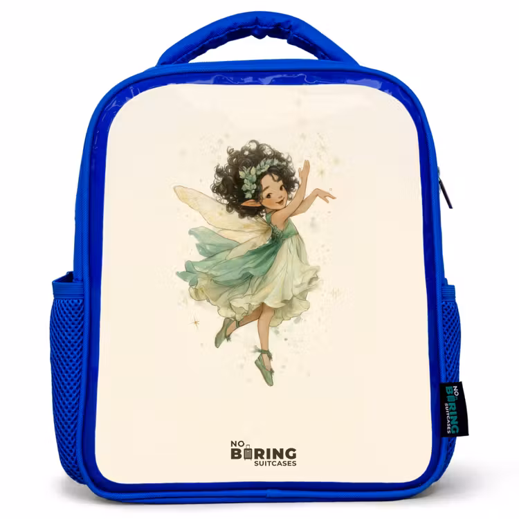 Kids backpack - Blue - Dancing forest fairy — 1