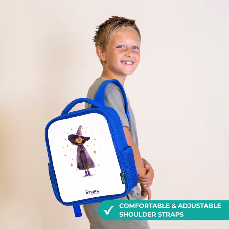 Kids backpack - Blue - The purple wizard's cloak — 4