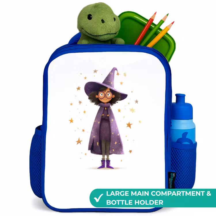 Kids backpack - Blue - The purple wizard's cloak — 5