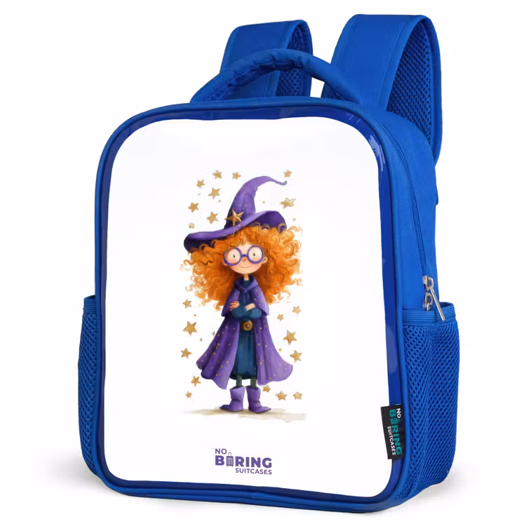 Kids backpack - Blue - Star magic with curls — 7