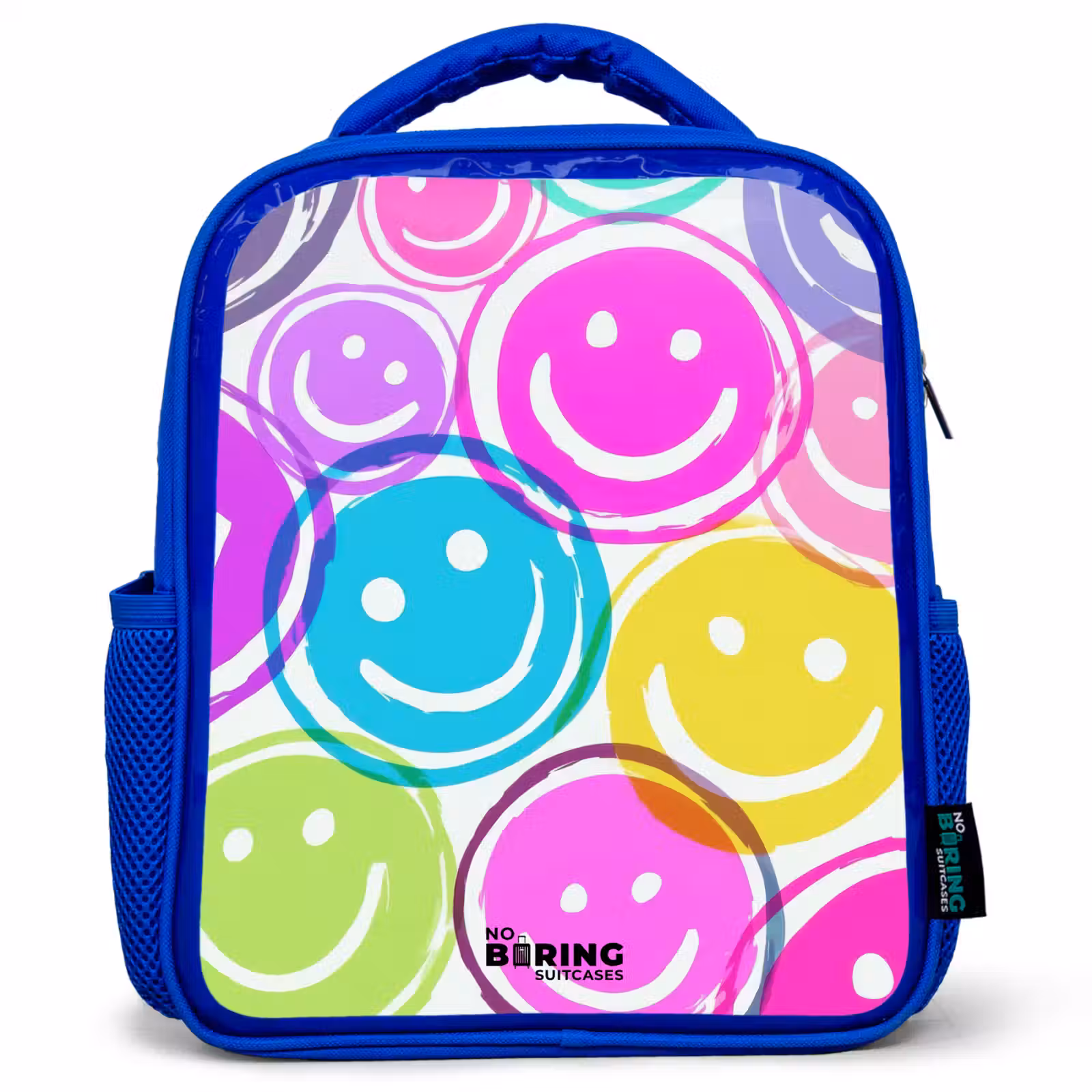 Kids backpack - Blue - Colorful explosion of smiles — 1
