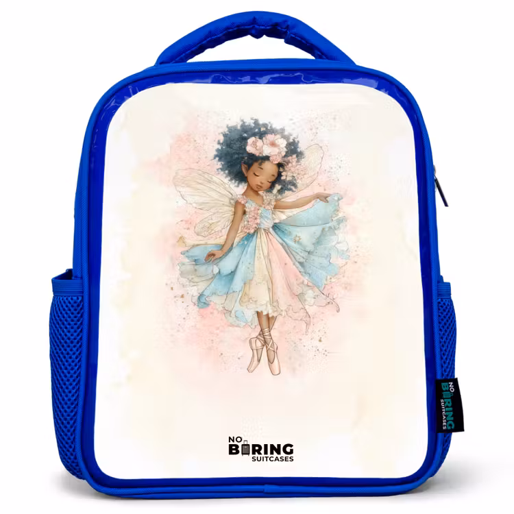 Kids backpack - Blue - Elf - Ballet - Colorful — 1