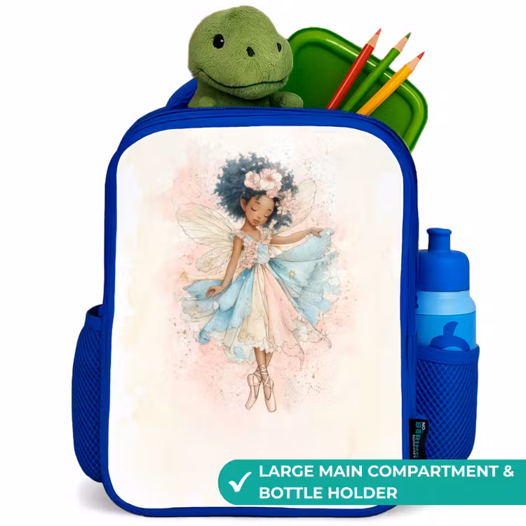 Kids backpack - Blue - Elf - Ballet - Colorful — 5