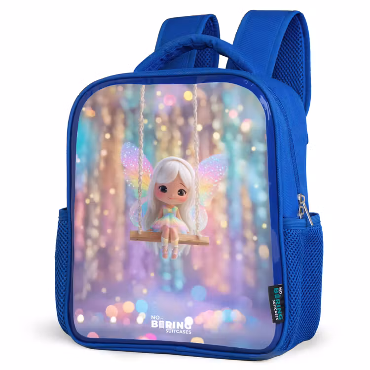 Kids backpack - Blue - Fairy - Elf - Rainbow — 7