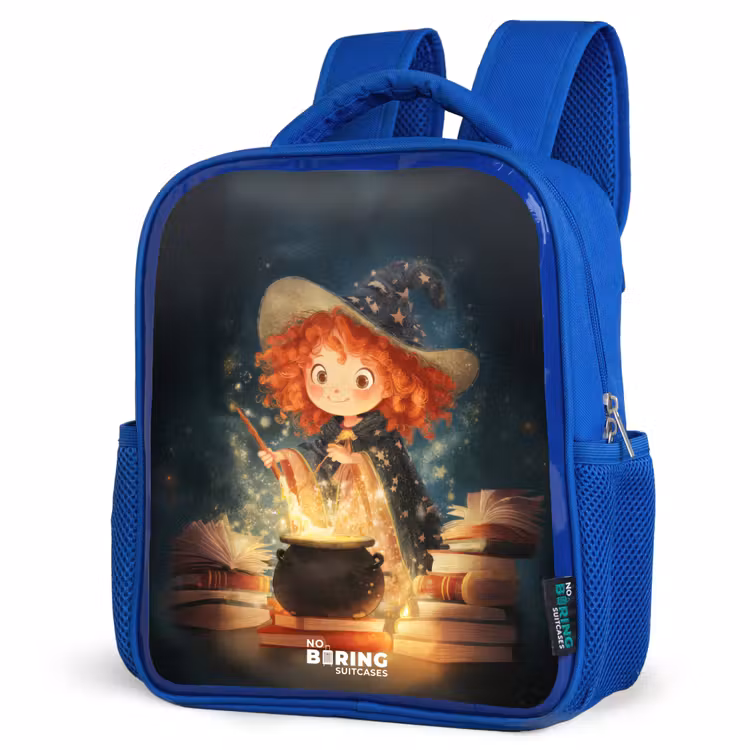 Kids backpack - Blue - Witch with Sparkling Magic Potion — 7